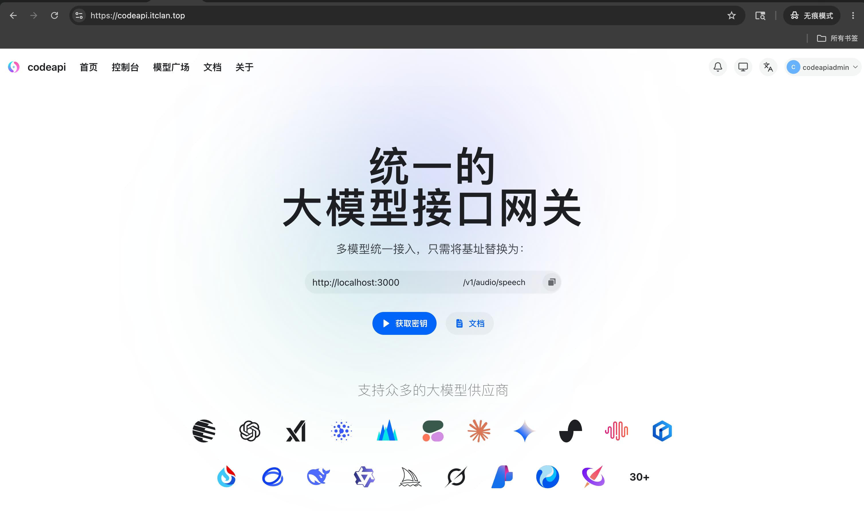 codeapi-大模型api网关系统